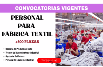Trabaja en Fábrica Textil – Empleo Estable y Buen Pago