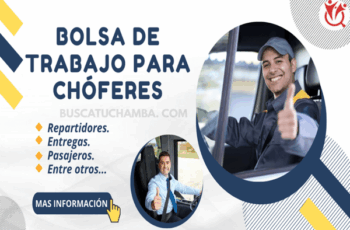 Choferes y Conductores – Empleos Disponibles ¡Postula Ya!