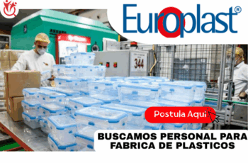 Europlast: Empleos Básicos y Rentables – ¡Postula Hoy!