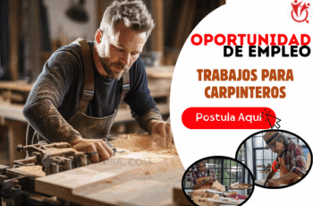 Trabaja en Carpintería – Vacantes Disponibles ¡Postula Hoy!